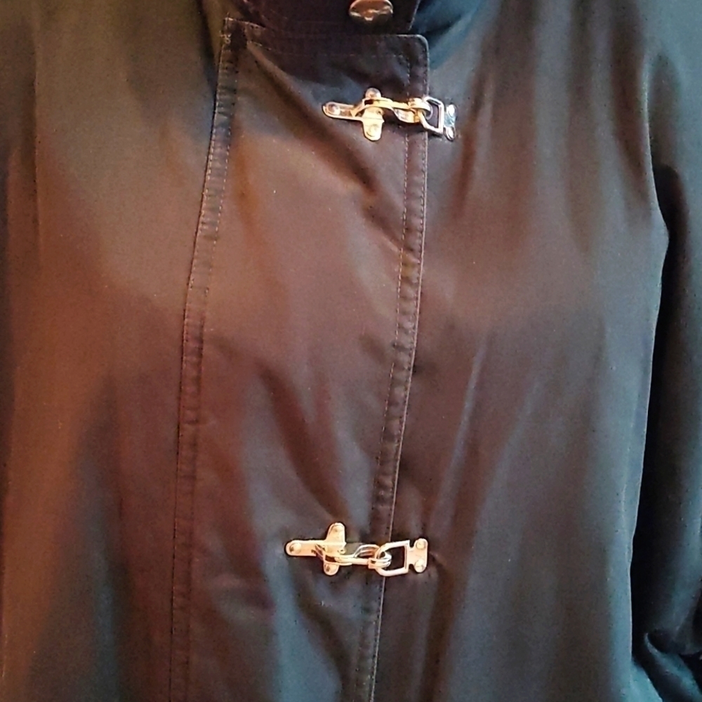 London Fog Heavy Duty Rain Coat Size M - Picture 2 of 7